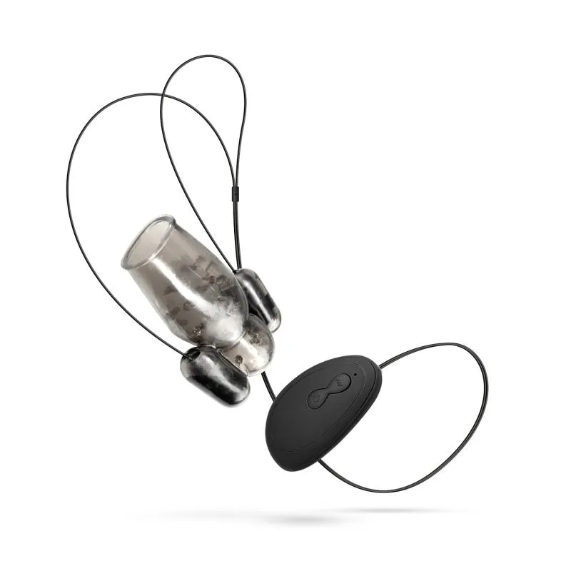 Vibratorische Penis-Hülle mit Fernbedienung - Groß – Bild 3