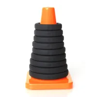Perfect Fit Play Zone Kit: Penisringe-Set, schwarz/orange Perfect Fit Play Zone Kit: Penisringe-Set, schwarz/orange
