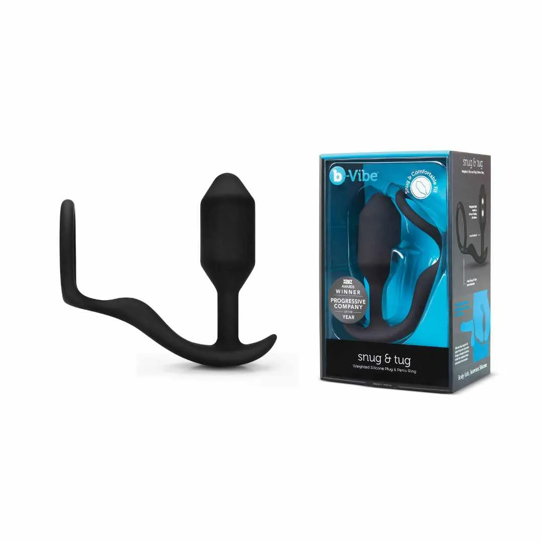 Analplug mit Penisring "Snug & Tug" – Bild 5