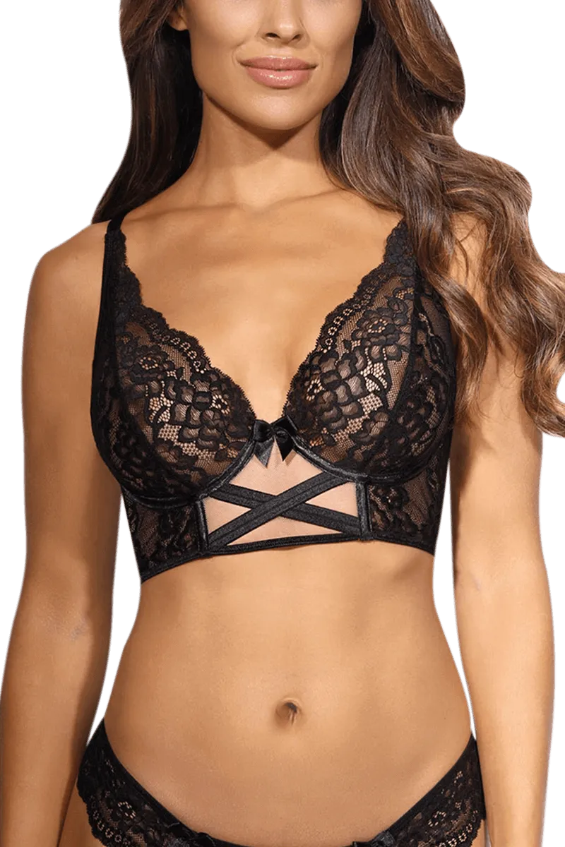 BH aus Tüll und Blütenspitze BH aus Tüll und Blütenspitze