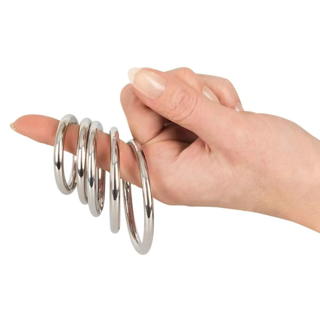 Metall-Penisringe-Set, 5-teilig – Bild 5