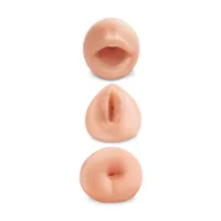 All 3 Holes: Masturbator-Set, haut All 3 Holes: Masturbator-Set, haut