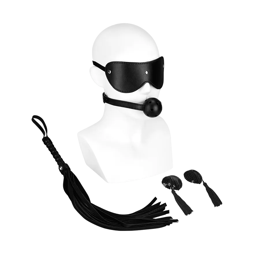 Leidenschaftliches BDSM-Set, 4 Teile Leidenschaftliches BDSM-Set, 4 Teile