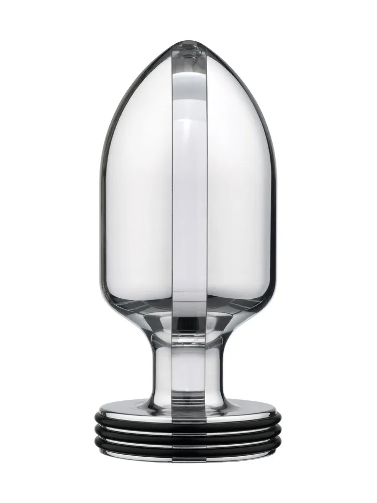 ElectraStim Intimidator Extreme: Elektro-Analplug, silber ElectraStim Intimidator Extreme: Elektro-Analplug, silber