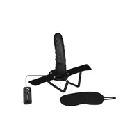 Vibrating Hollow Strap On, 22,5 cm Vibrating Hollow Strap On, 22,5 cm