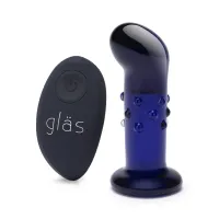 Glas - Rechargeable Remote Controlled Vibrating Dotted G-Sp Glas - Rechargeable Remote Controlled Vibrating Dotted G-Sp