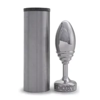 DOXY Ribbed: Aluminium-Analplug, poliert DOXY Ribbed: Aluminium-Analplug, poliert