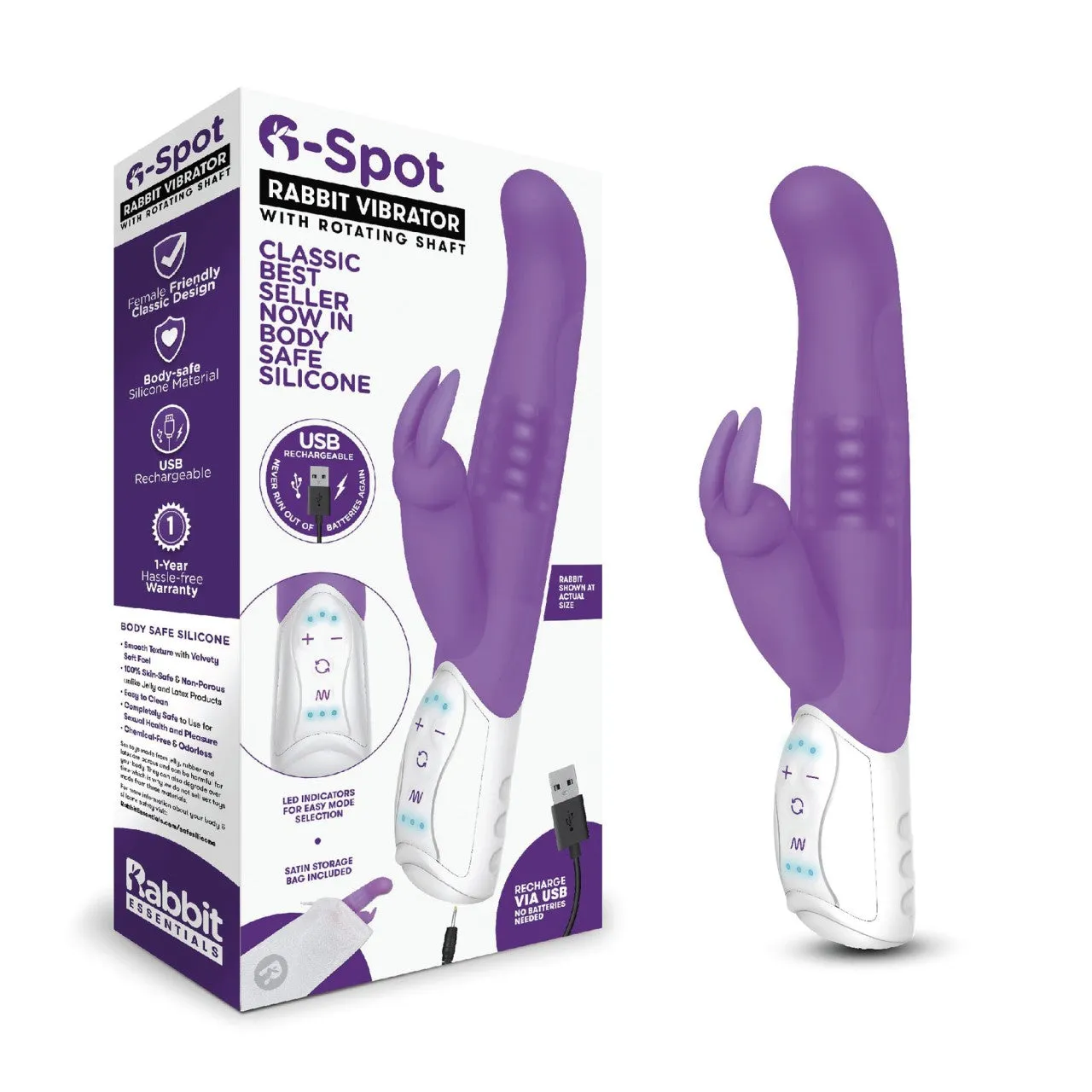 Rabbitvibrator „G-Spot with rotating shaft“ – Bild 4