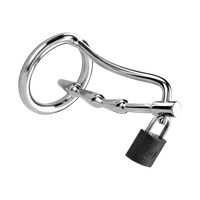 Penisplug mit Schloss, 10,5 cm Penisplug mit Schloss, 10,5 cm