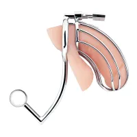 Blueline - Cock Cage With Anal Stimulator Blueline - Cock Cage With Anal Stimulator