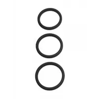Perfect Fit Xact-Fit 3-Ring-Kit L-XL: Penisringe-Set, schwarz Perfect Fit Xact-Fit 3-Ring-Kit L-XL: Penisringe-Set, schwarz