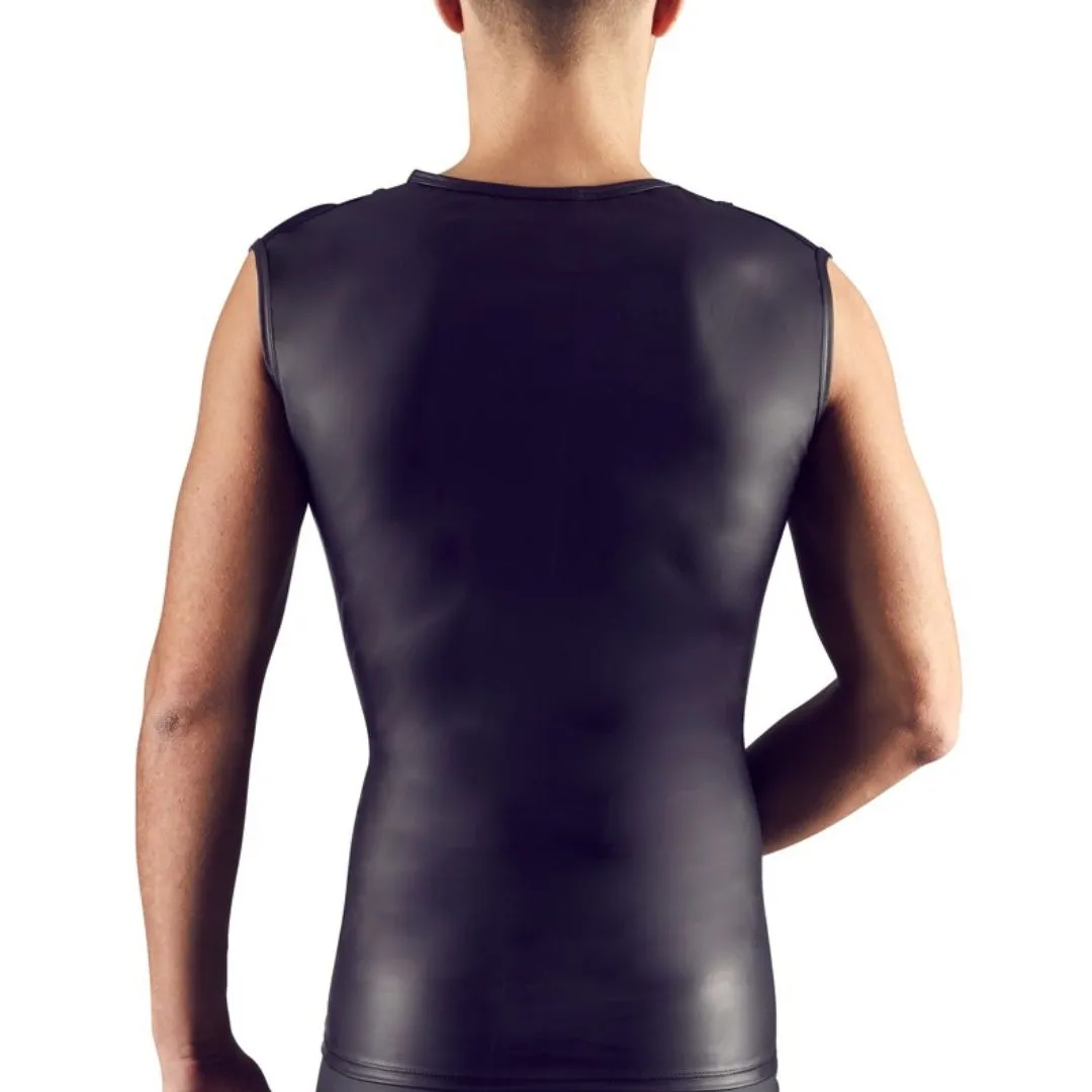 Transparentes Shirt mit Einsätzen aus Powernet – Bild 3