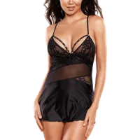 Babydoll schwarz mit String Babydoll schwarz mit String