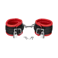 Abschließbare, gepolsterte Fußfesseln Abschließbare, gepolsterte Fußfesseln