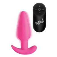 BANG! - Vibrations-Buttplug mit Fernbedienung - Rosa BANG! - Vibrations-Buttplug mit Fernbedienung - Rosa