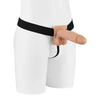 Hollow Strap-On With Balls Flesh, 20 cm Hollow Strap-On With Balls Flesh, 20 cm