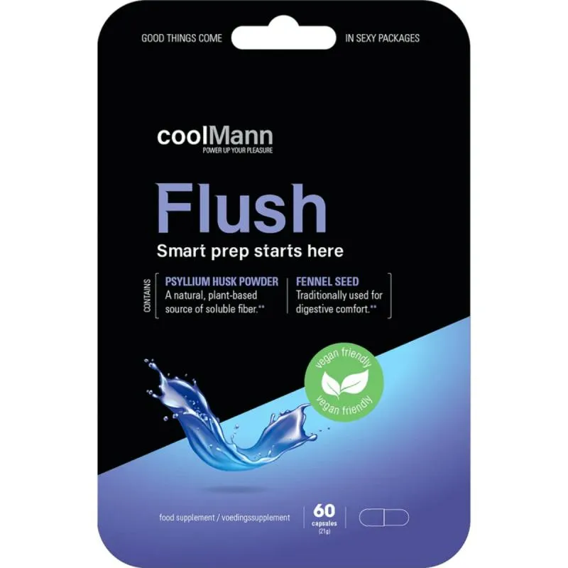 CoolMann - Flush Nahrungsergänzung - Faserkomplex 60 pcs CoolMann - Flush Nahrungsergänzung - Faserkomplex 60 pcs