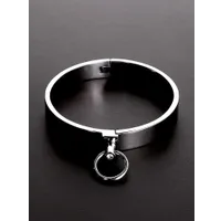 Triune Classy Slave Collar: Edelstahl-Halsfessel Triune Classy Slave Collar: Edelstahl-Halsfessel