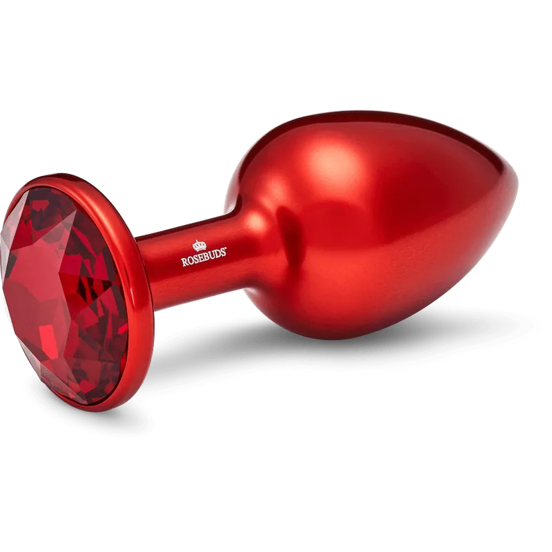 Rosebuds™ - Medium Alu Rot Kristall Rosebuds™ - Medium Alu Rot Kristall