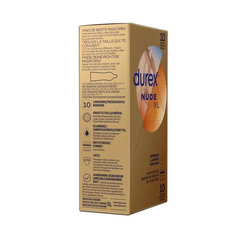 Durex Kondome Nude XL - 10 Stück – Bild 3