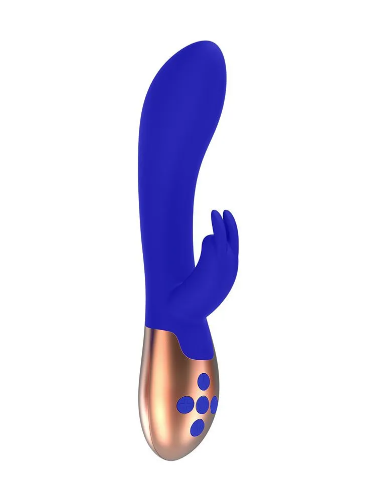 Elegance Opulent: Bunny-Vibrator mit Wärmefunktion, blau Elegance Opulent: Bunny-Vibrator mit Wärmefunktion, blau