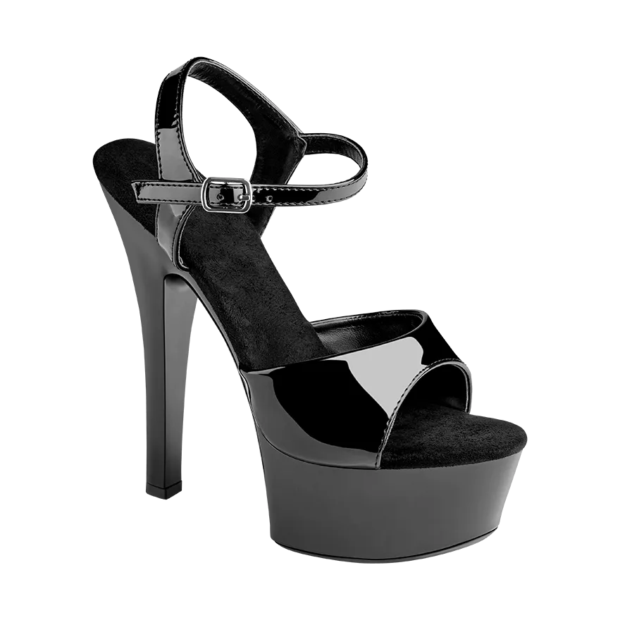 Plateau-Sandalette mit Riemchen Plateau-Sandalette mit Riemchen