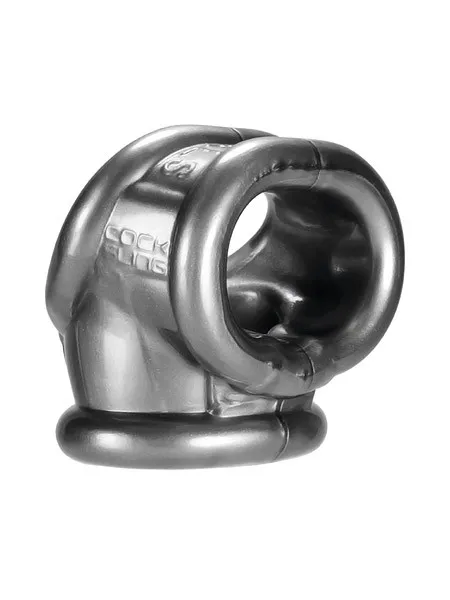 Cocksling: Penis- und Hodenring, silber Cocksling: Penis- und Hodenring, silber