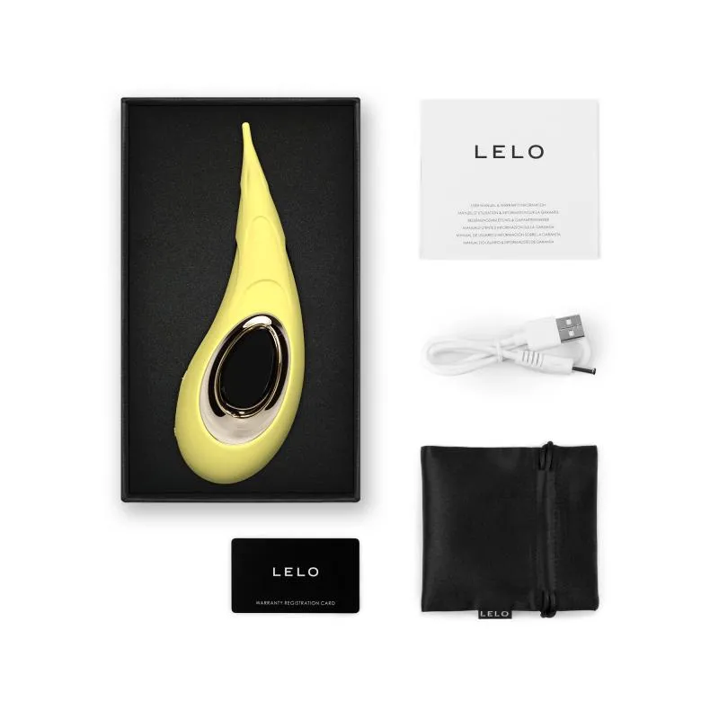 Lelo - Dot Cruise Klitoris Pinpoint Vibrator Zitrone Sorbet – Bild 5