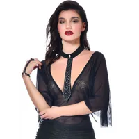 Patrice Catanzaro Topaz: Netz-Top, schwarz (L) Patrice Catanzaro Topaz: Netz-Top, schwarz (L)