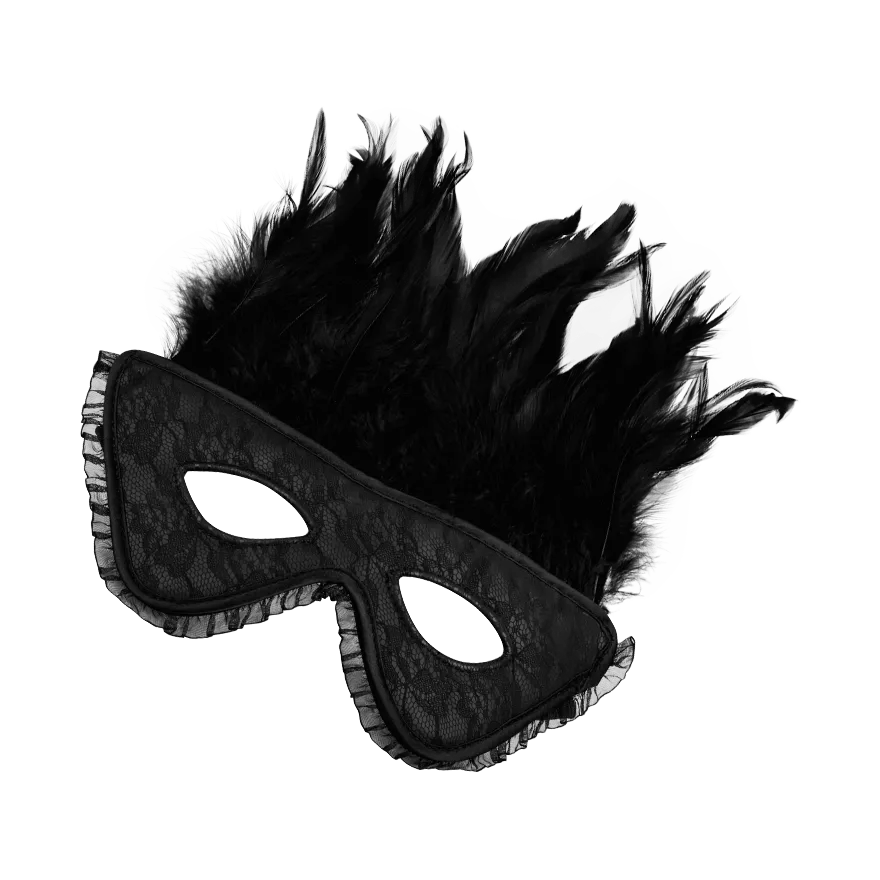 Verführerische Maske mit Federn Verführerische Maske mit Federn