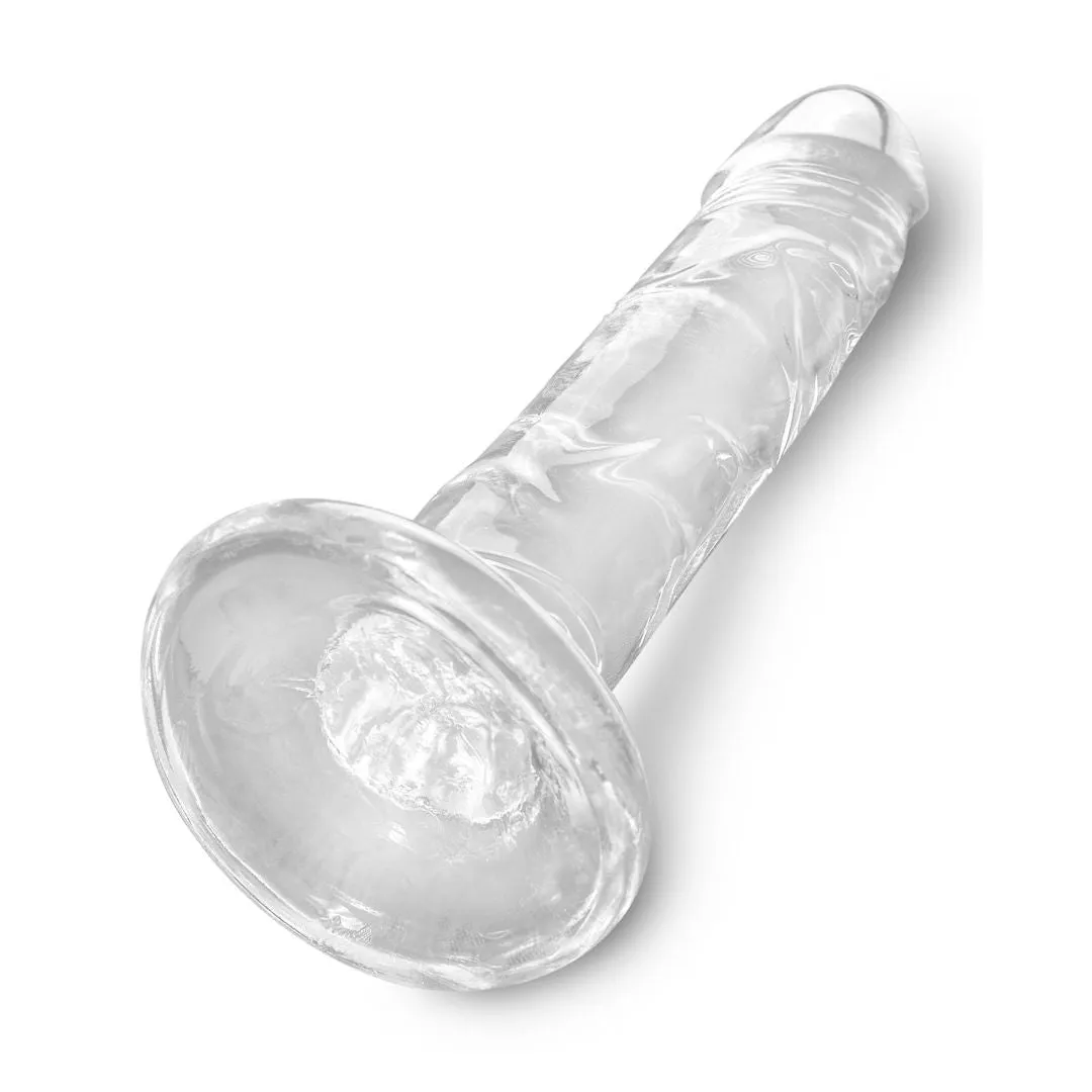 Naturdildo mit Saugnapf „Cock 6 Clear“ – Bild 5