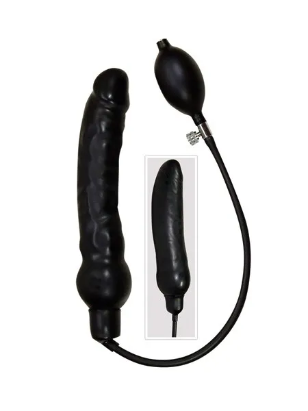 Be Bizarre: Latex Pumpdildo groß, schwarz Be Bizarre: Latex Pumpdildo groß, schwarz