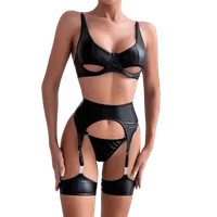 4tlg. Dessous Set Wetlook 4tlg. Dessous Set Wetlook