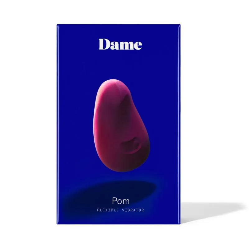 Dame - Pom Flexible Vibrator - Dunkelrot – Bild 5