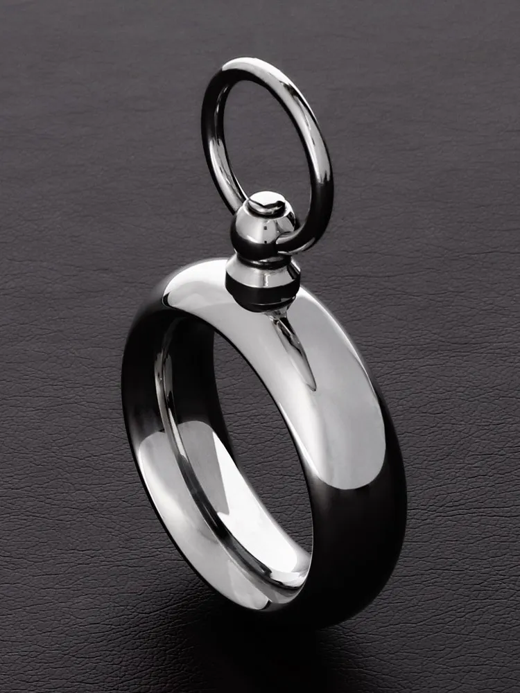 Triune Donut Ring with O-Ring: Edelstahl-Penisring (50mm) Triune Donut Ring with O-Ring: Edelstahl-Penisring (50mm)