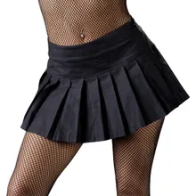 Falten-Minirock mit seitlichem Reißverschluss Falten-Minirock mit seitlichem Reißverschluss