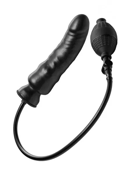 Master Series Renegade Inflatable Dildo: Dildo mit Pumpe, schwarz Master Series Renegade Inflatable Dildo: Dildo mit Pumpe, schwarz