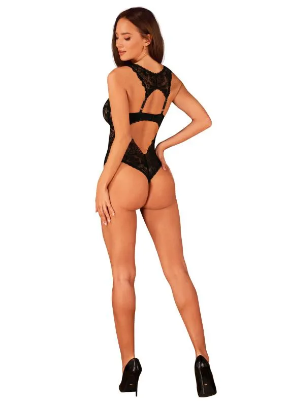 Obsessive - Donna Dream Body mit offenem Schritt - Schwarz – Bild 3