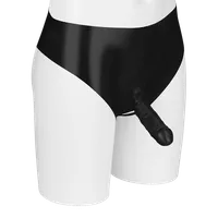 Latex-Slip mit Sleeve und Hodenöffnung Latex-Slip mit Sleeve und Hodenöffnung