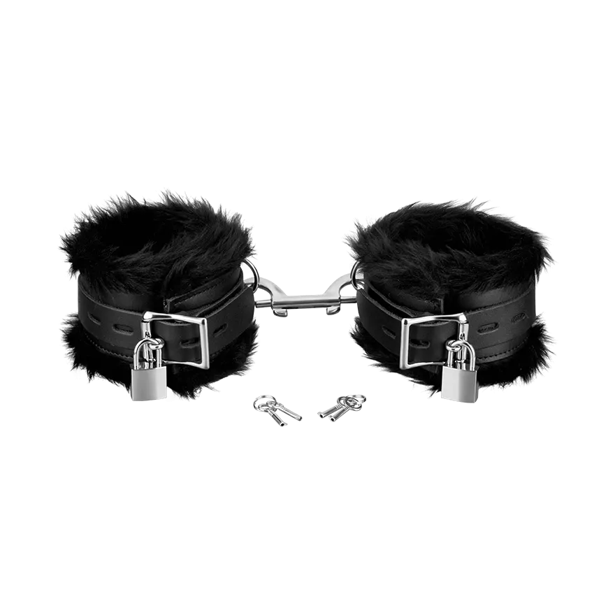 Abschließbare, gepolsterte Fußfesseln Abschließbare, gepolsterte Fußfesseln