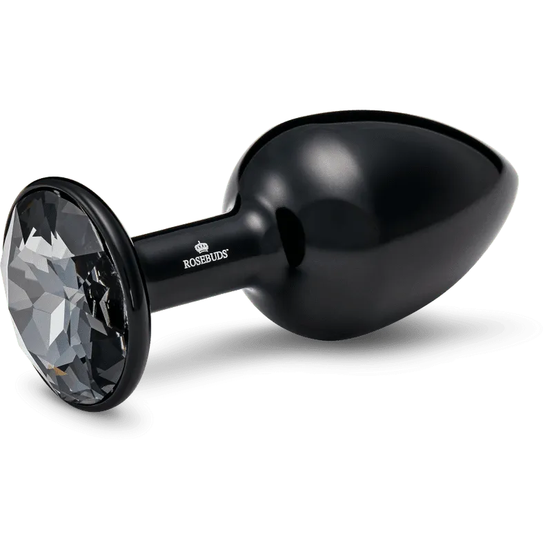 Rosebuds™ - Medium Alu Schwarz Kristall Rosebuds™ - Medium Alu Schwarz Kristall