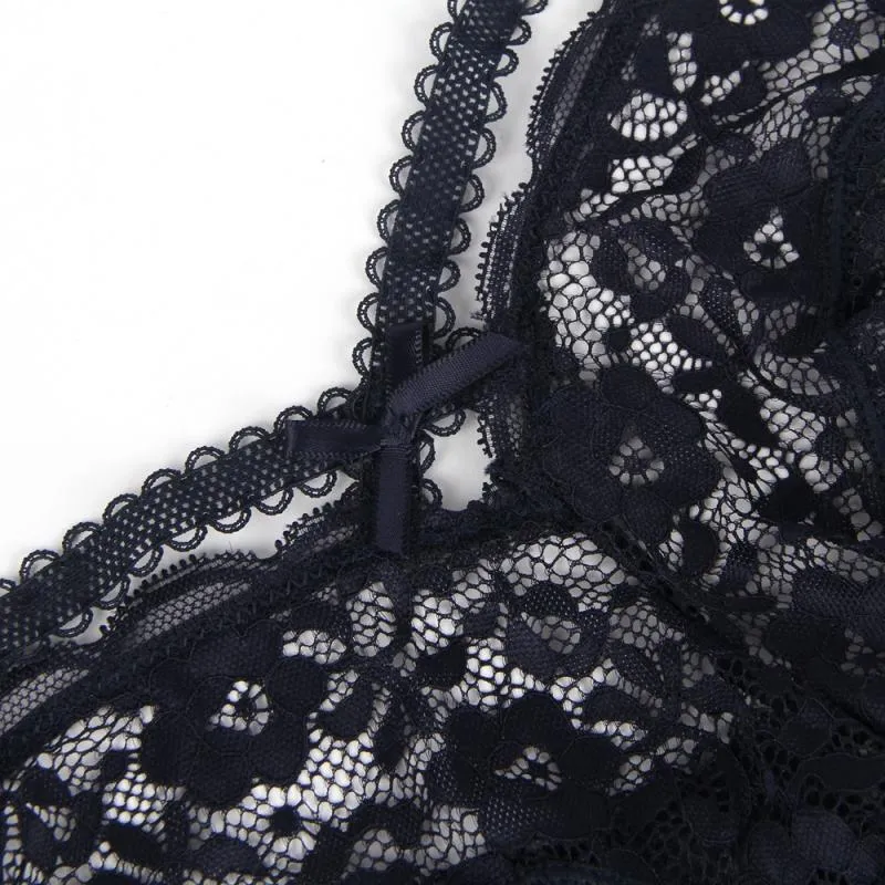 Christine - Spitzenstring - Blau – Bild 5