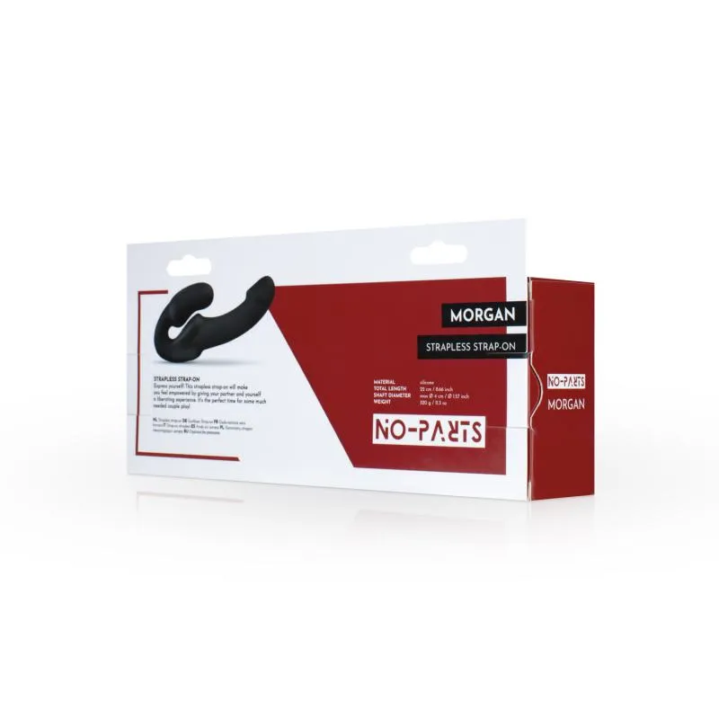 No-Parts »Morgan« halterloser Strap-On 22 cm – Bild 3