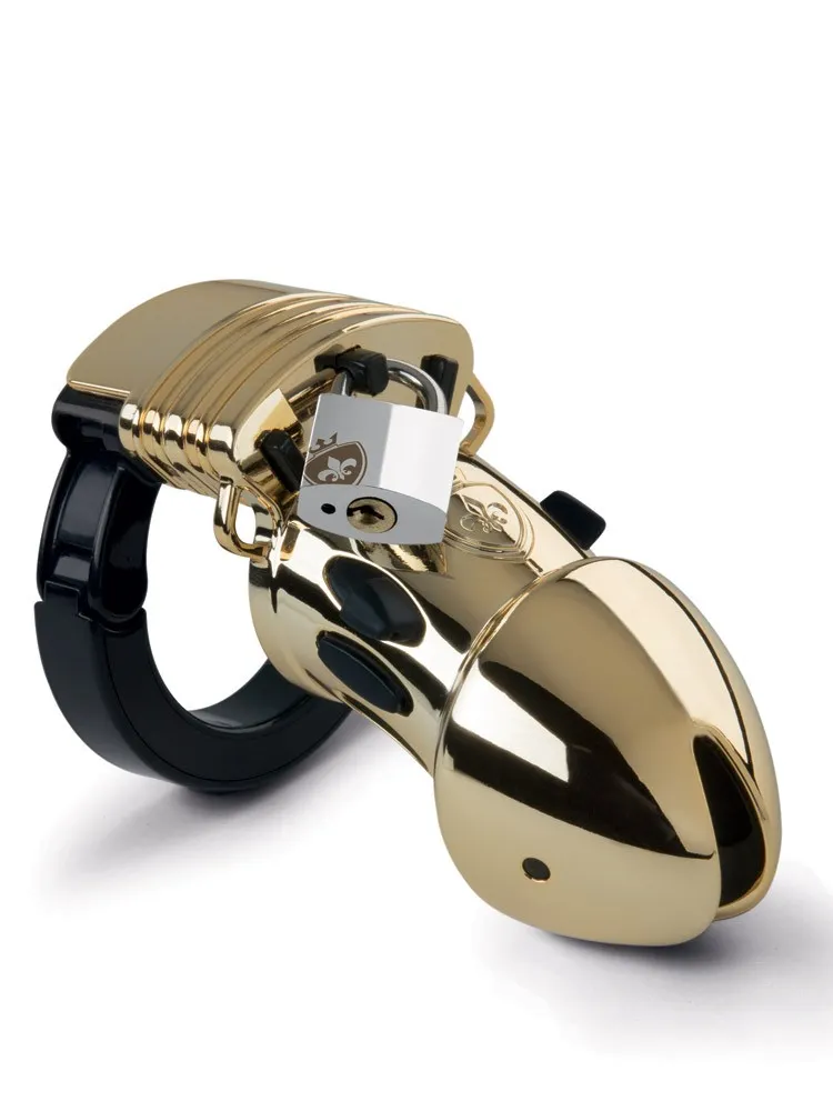 Mystim Pubic Enemy No 1 Gold Edition: Elektro-Keuschheitskäfig Mystim Pubic Enemy No 1 Gold Edition: Elektro-Keuschheitskäfig