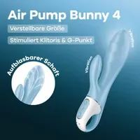 Satisfyer Air Pump Bunny 4, 21,5 cm Satisfyer Air Pump Bunny 4, 21,5 cm