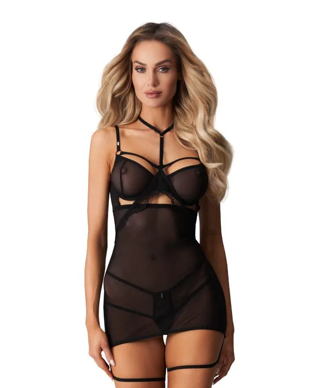 Obsessive – Arrowel Babydoll – Schwarz Obsessive – Arrowel Babydoll – Schwarz