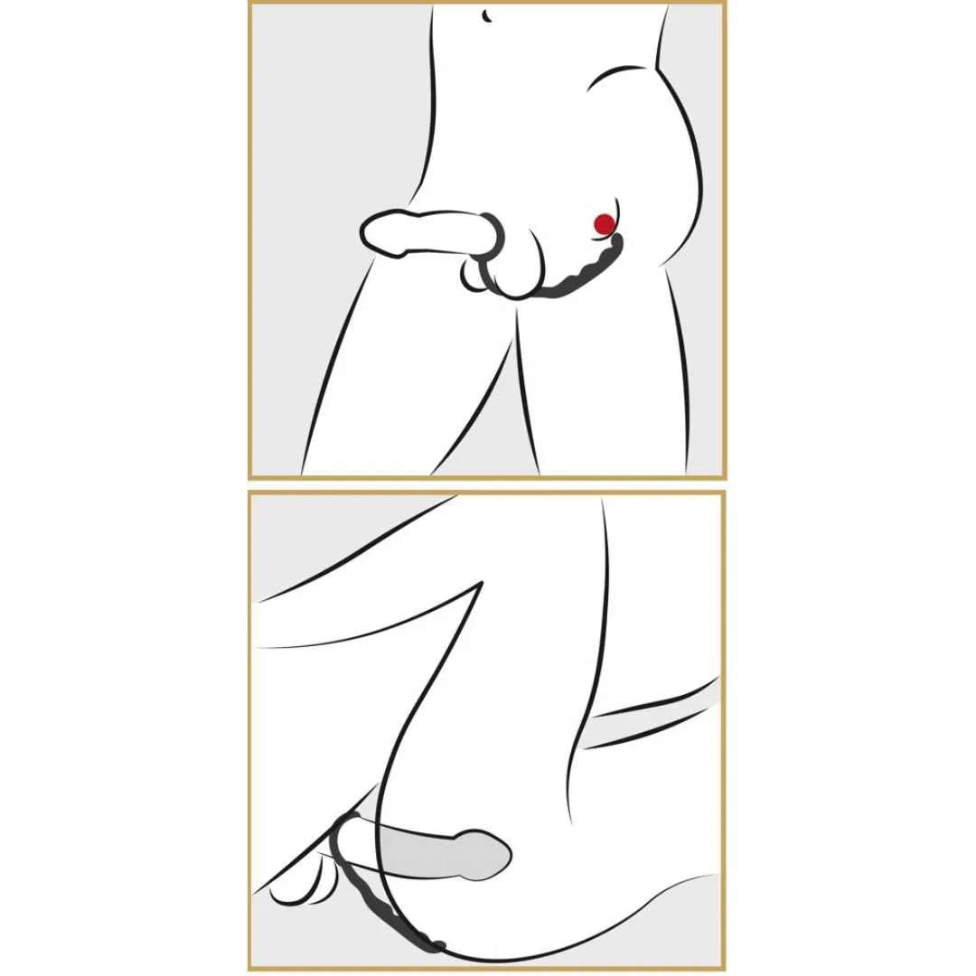 Penisring „Mr. Hook“ mit Analkette – Bild 4