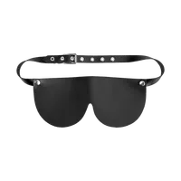 Große Leder-Augenmaske Große Leder-Augenmaske