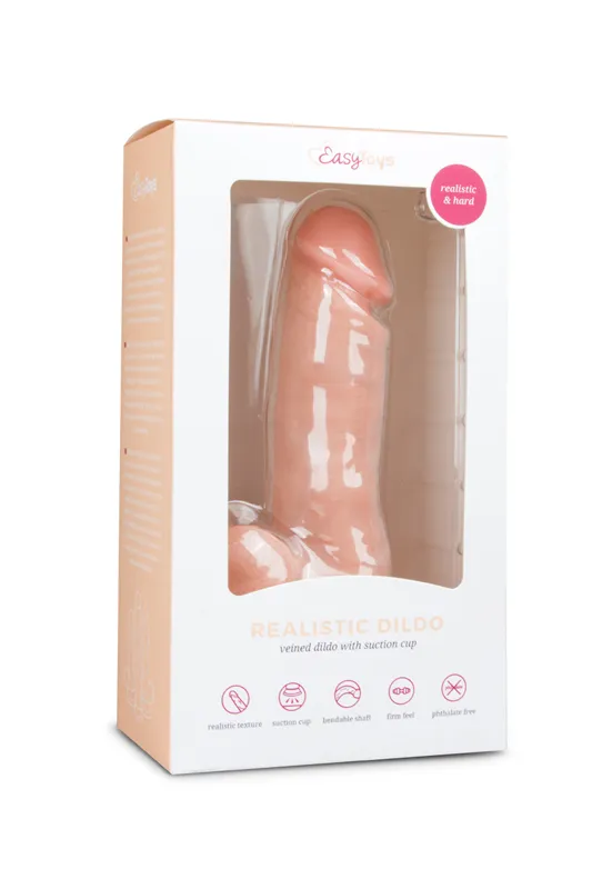 EasyToys Realistischer Dildo - 17,5 cm – Bild 2