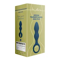 Teardrop Shaped Anal Plug - M, 15,4 cm Teardrop Shaped Anal Plug - M, 15,4 cm